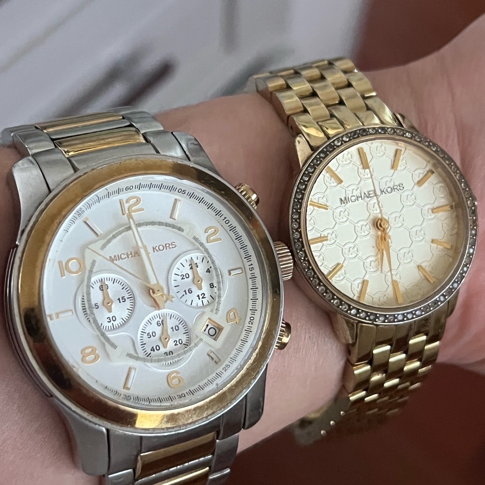 Michael Kors Two-Tone and Gold Watches